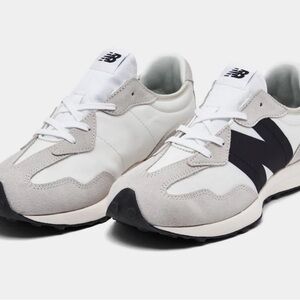 New Balance White and Gray Sneakers